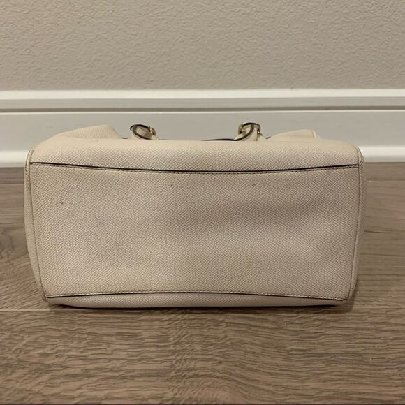 Coach White Leather Handbag - Picture 5 of 8